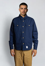 Fat Moose ARVID COTTON OVERSHIRT Overshirts Navy