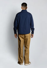 Fat Moose ARVID COTTON OVERSHIRT Overshirts Navy