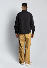 Fat Moose ARVID COTTON OVERSHIRT Overshirts Sort