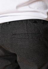 Clean Cut Copenhagen BARCELONA FLANNEL PANT Bukser Charcoal melange