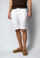 Clean Cut Copenhagen BARCELONA LINEN SHORTS Shorts Hvid