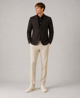 Clean Cut Copenhagen BRENDON JERSEY BLAZER Blazere Dark Brown