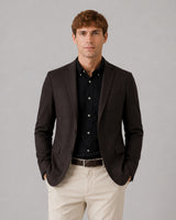 Clean Cut Copenhagen BRENDON JERSEY BLAZER Blazere Dark Brown