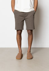 Clean Cut Copenhagen BRENDON JERSEY SHORTS Shorts Dark Khaki