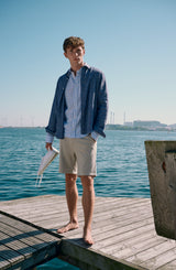 Clean Cut Copenhagen BRENDON JERSEY SHORTS Shorts Ecru