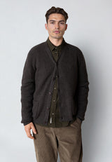 Clean Cut Copenhagen BROOKS CARDIGAN Strik Taube brown melange