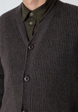 Clean Cut Copenhagen BROOKS CARDIGAN Strik Taube brown melange