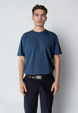 Clean Cut Copenhagen Basic Organic t-shirt T-shirts S/S Key largo blue