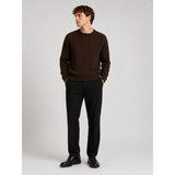 Clean Cut Copenhagen Bertil cashmere knit Strik Dark Brown
