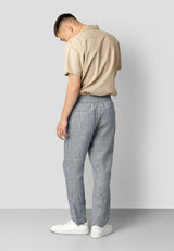 Clean Cut Copenhagen Bowling cotton/linen S/S shirt Skjorte S/S Khaki