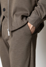 Clean Cut Copenhagen BRENDON JERSEY PANTS Bukser Dark Khaki
