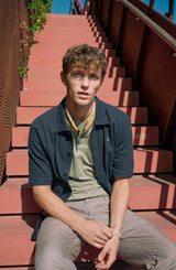 Clean Cut Copenhagen CALTON S/S SHIRT Skjorte S/S Mørk Navy
