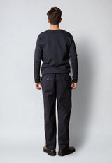 Clean Cut Copenhagen CAL 'GRANDAD' T-SHIRT T-shirts L/S Mørk Navy