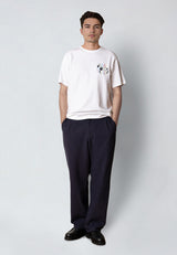 Clean Cut Copenhagen CIRCLE LOGO T-SHIRT T-shirts S/S Hvid