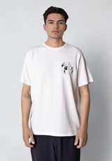 Clean Cut Copenhagen CIRCLE LOGO T-SHIRT T-shirts S/S Hvid