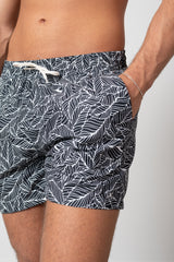 Clean Cut Copenhagen CLEAN CUT SWIM SHORTS Swim shorts Navy Leaf