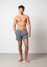 Clean Cut Copenhagen CLEAN CUT SWIM SHORTS Swim shorts Navy Leaf