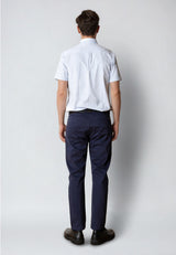 Clean Cut Copenhagen CLEAN FORMAL JERSEY S/S SHIRT Skjorte S/S Lyseblå