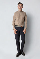 Clean Cut Copenhagen CLEAN FORMAL STRETCH SHIRT Skjorte L/S Brindle beige