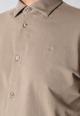 Clean Cut Copenhagen CLEAN FORMAL STRETCH SHIRT Skjorte L/S Brindle beige