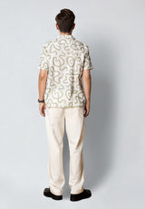 Clean Cut Copenhagen CLEAVE S/S SHIRT Skjorte S/S Desert sage
