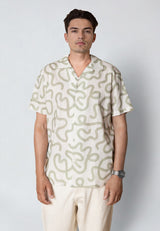 Clean Cut Copenhagen CLEAVE S/S SHIRT Skjorte S/S Desert sage