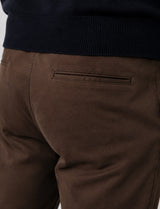 Clean Cut Copenhagen COPENHAGEN BRENDON JERSEY PANTS Bukser Dark Brown