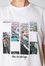 Clean Cut Copenhagen COPENHAGEN VIEW ORGANIC T-SHIRT T-shirts S/S Hvid