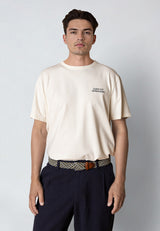 Clean Cut Copenhagen CPH BIKE ORGANIC T-SHIRT T-shirts S/S Ecru