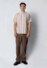 Clean Cut Copenhagen CREED S/S sHIRT Skjorte S/S Shitake