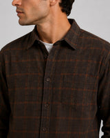 Fat Moose Cabin checked shirt Skjorte L/S Brun