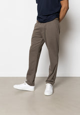 Clean Cut Copenhagen COPENHAGEN BRENDON JERSEY PANTS Bukser Dark Khaki