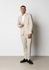 Clean Cut Copenhagen COPENHAGEN BRENDON JERSEY PANTS Bukser Ecru