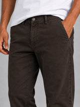 Fat Moose DERECK CANVAS PANTS Bukser Dark Brown