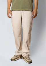 Fat Moose DERECK CANVAS PANTS Bukser Ecru