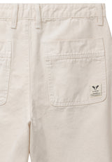 Fat Moose DERECK CANVAS SHORTS Shorts Ecru