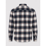 Clean Cut Copenhagen DYLAN CHECKED FLANNEL SHIRT Skjorte L/S Ecru/Dark navy