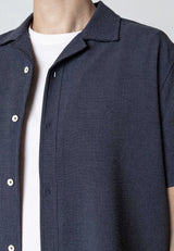 Clean Cut Copenhagen ERICO S/S SHIRT Skjorte S/S Navy