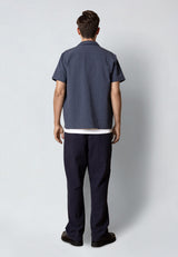 Clean Cut Copenhagen ERICO S/S SHIRT Skjorte S/S Navy