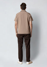 Clean Cut Copenhagen ERICO S/S SHIRT Skjorte S/S Shitake
