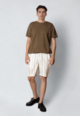 Clean Cut Copenhagen EVALD SHORTS Shorts Ecru