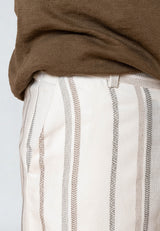 Clean Cut Copenhagen EVALD SHORTS Shorts Ecru