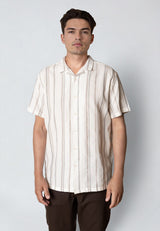 Clean Cut Copenhagen EVALD S/S SHIRT Skjorte S/S Ecru