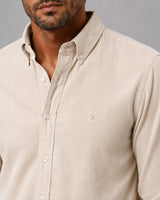 Clean Cut Copenhagen Eske Corduroy Shirt Skjorte L/S Ecru