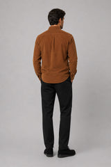 Clean Cut Copenhagen Eske Corduroy Shirt Skjorte L/S Kamel