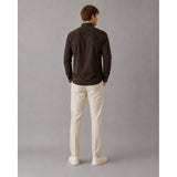 Clean Cut Copenhagen Eske Oxford Shirt Skjorte L/S Dark Brown