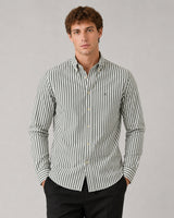 Clean Cut Copenhagen Eske Oxford Striped Shirt Skjorte L/S Grøn