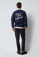 Clean Cut Copenhagen GRADY EMBROIDERY SWEATSHIRT Sweatshirts Navy