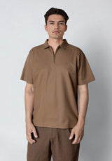 Clean Cut Copenhagen JOSS ZIP POLO Polos Shitake