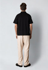 Clean Cut Copenhagen JOSS ZIP POLO Polos Sort